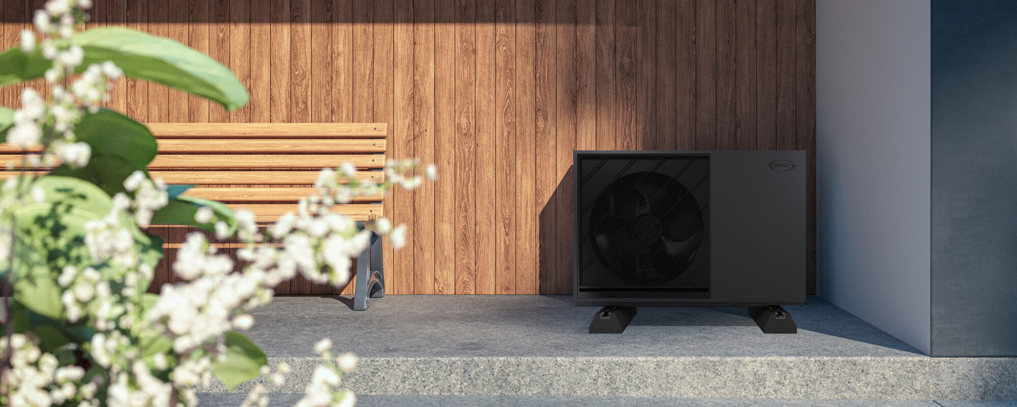 Air Source Heat Pump installation in Powys